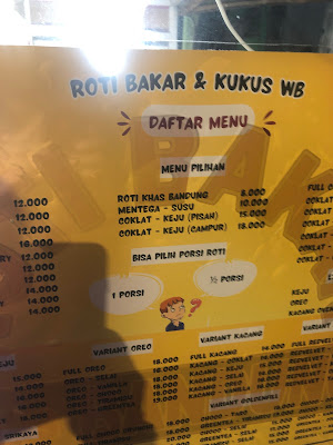 Roti Bakar Dan Kukus WB 03 Tegalrejo