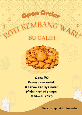 Roti kembang waru Ibu Galih