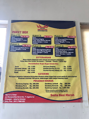 Rumah Makan Padang Kebayoran Baru