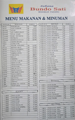 Sabana Bundo Sati MASAKAN PADANG