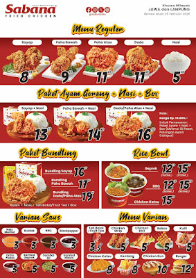 Sabana FRIED CHICKEN Sadang Serang