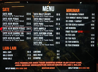 Sate Asin Merapi Wiyung