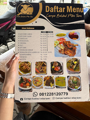 Sate Kambing Muda Cempe Batibul Tegal Mba Temi