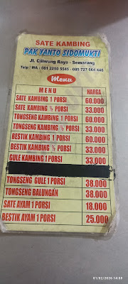 Sate Kambing "Sido Mukti" Pak Yanto