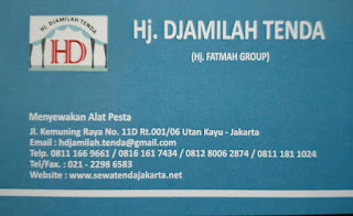 Sewa Tenda Jakarta Djamilah Tenda