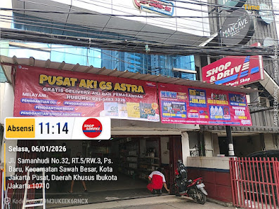 Shop & Drive - Samanhudi (Pasar Baru), Jakarta Pusat