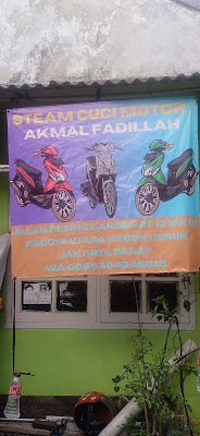 Steam cuci motor akmal fadillah