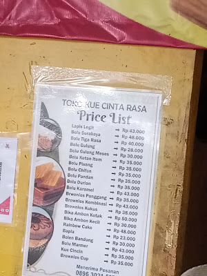 Toko Kue Cinta Rasa