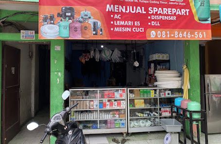 Toko Sparepart AC Perintis Kemerdekaan