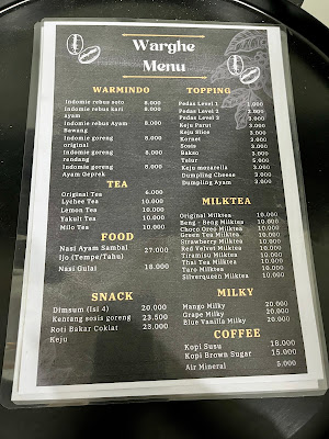 WARGHE (Warung Kopi) - Ciawi Bogor