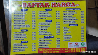 Warung Ojo Dumeh "Masakan Seafood" angciu