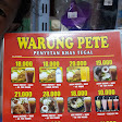 Warung Pete Penyetan khas Tegal