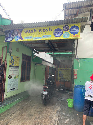 Wash Wosh - Steam Cuci Motor Dapat EMAS