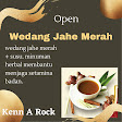 WEDANG JAHE MERAH SUSU KENN A ROCK KEDOYA
